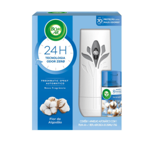 Odorizador Aparelho Toque de Algodão 250ml Bom Ar Freshmatic